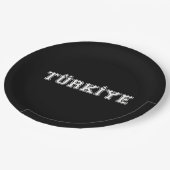 Türkiye Papieren Bordje (Gekanteld)