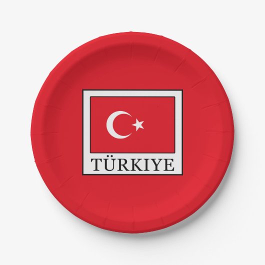 Türkiye Papieren Bordje (Voorkant)