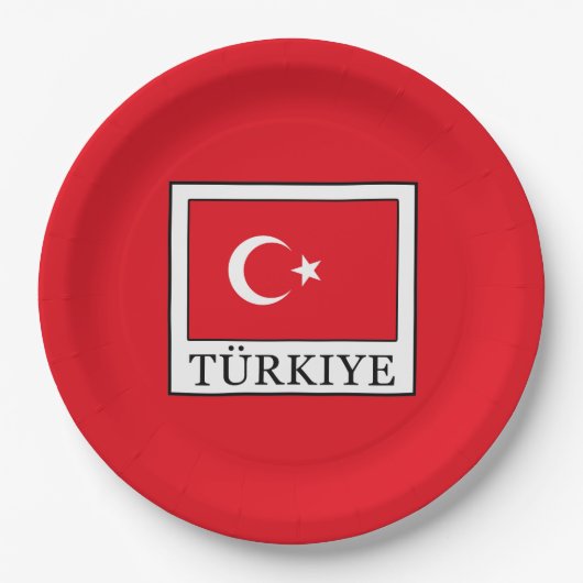 Türkiye Papieren Bordje (Voorkant)