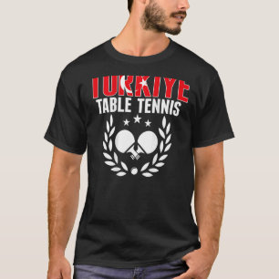 Turkiye Ping Pong Proud Turkey Table Tennis Super T-shirt