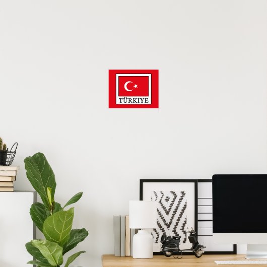 Türkiye Poster (Thuiskantoor)