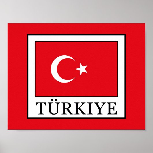 Türkiye Poster (Voorkant)