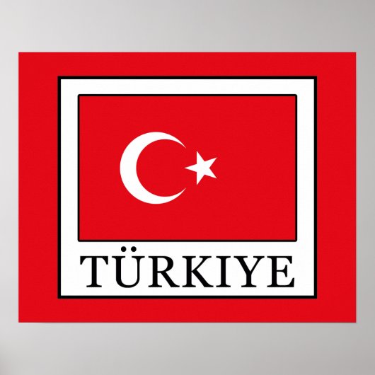 Türkiye Poster (Voorkant)