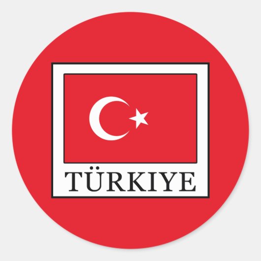 Türkiye Ronde Sticker (Voorkant)