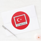 Türkiye Ronde Sticker (Envelop)