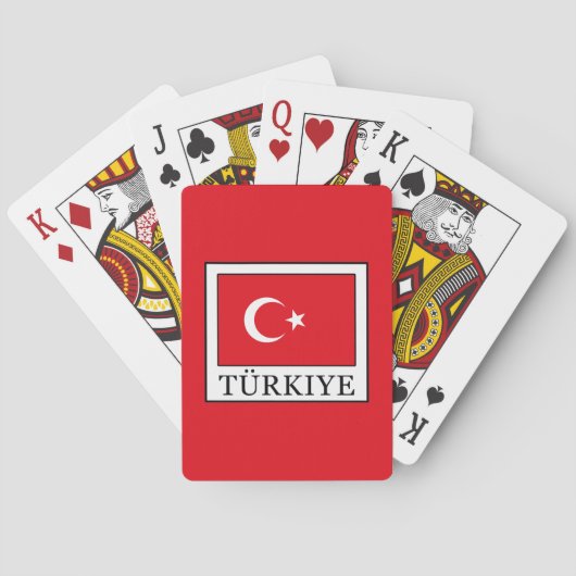 Türkiye Speelkaarten (Achterkant)