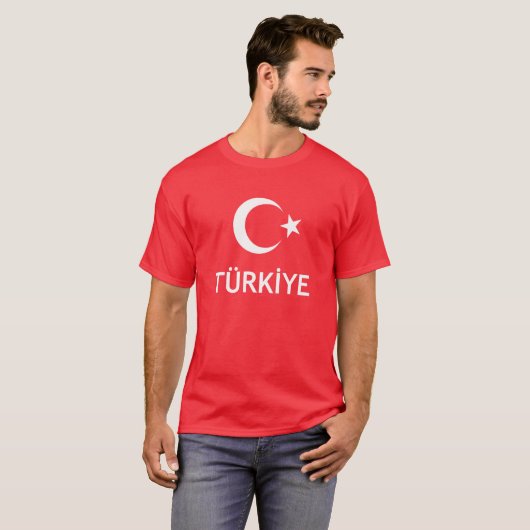 Türkiye T-shirt (Voorkant volledig)