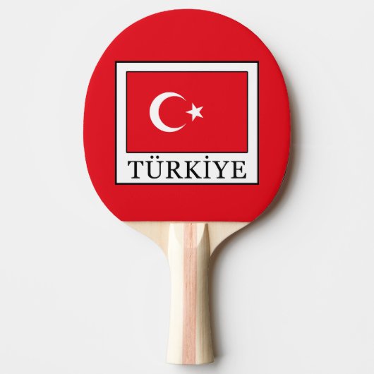Türkiye Tafeltennisbatje (Voorkant)