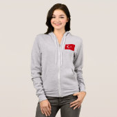 Türkiye - Turkije - vlag Hoodie (Voorkant volledig)