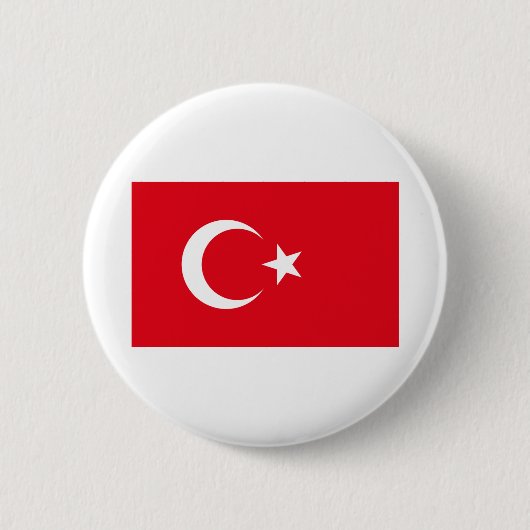 Türkiye - Turkije - vlag Ronde Button 5,7 Cm (Voorkant)