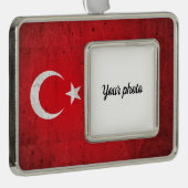 Turkiye Verzilverd Omlijst Ornament (Rechts)