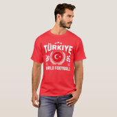 Turkiye Voetbal 2026 T-shirt (Voorkant volledig)
