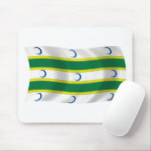 Turkmeense Vlag Muismat (Met muis)