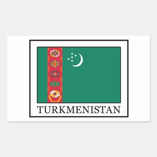 Turkmenistaanse sticker (Voorkant)