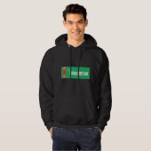 Turkmenistaanse vlag hoodie (Voorkant volledig)
