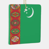 Turkmenistaanse vlag keramisch ornament (Rechts)