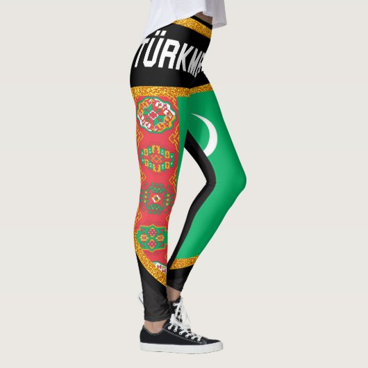 Turkmenistaanse vlag leggings (Rechts)