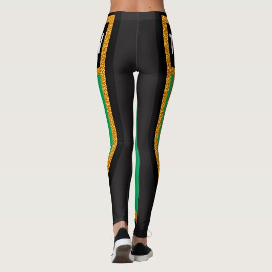 Turkmenistaanse vlag leggings (Achterkant)