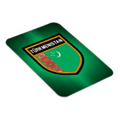 Turkmenistaanse vlag magneet (Rechterzijde)