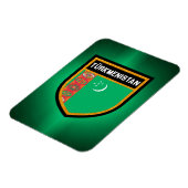 Turkmenistaanse vlag magneet (Linkerzijde)