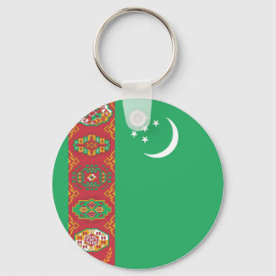 Turkmenistaanse vlag sleutelhanger