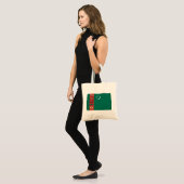 Turkmenistaanse vlag tote bag (Voorkant (model))