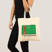 Turkmenistaanse vlag tote bag (Voorkant (product))