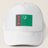 Turkmenistaanse vlag trucker pet (Voorkant)