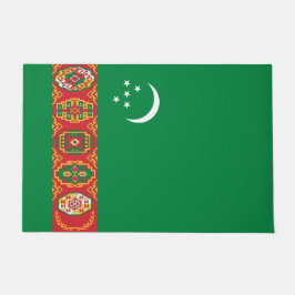 Turkmenistaanse vlag (Turkmenië) Deurmat