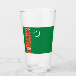 Turkmenistaanse vlag (Turkmenië) Glas