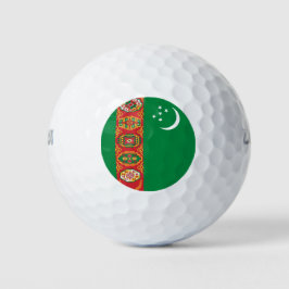 Turkmenistaanse vlag (Turkmenië) Golfballen