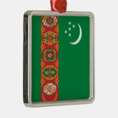 Turkmenistaanse vlag (Turkmenië) Metalen Ornament (Rechts)