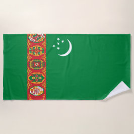 Turkmenistaanse vlag (Turkmenië) Strandlaken