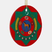 Turkmenistan р м у Т 1000000к Turkmenistan е 1 Keramisch Ornament (Rechts)