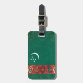 Turkmenistan Bagagelabel (Voorkant verticaal)