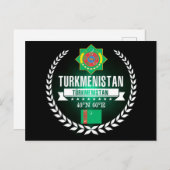 Turkmenistan Briefkaart (Voorkant / Achterkant)