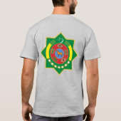 Turkmenistan Flag Independence Celebration T-shirt (Achterkant)