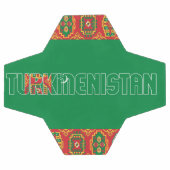 Turkmenistan Flag Schattig Patriottisch Voetbal (Enkel)