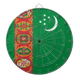 Turkmenistan Flag (Turkmenia) Dartbord