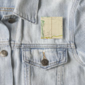 Turkmenistan Iran 53 Vierkante Button 5,1 Cm (In situ)