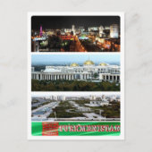 Turkmenistan - Mozaïek - Briefkaart (Voorkant)