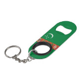 Turkmenistan National Flag Patriotic Mini Flessenopener (Voorkant Gekanteld)