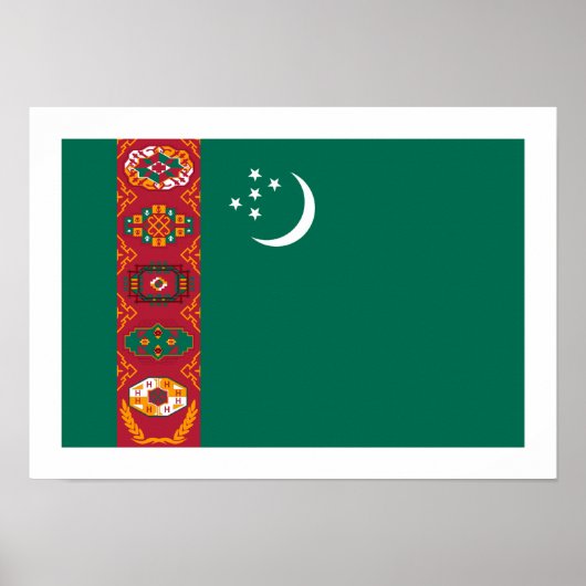 Turkmenistan Poster (Voorkant)