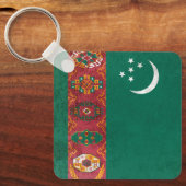 Turkmenistan Sleutelhanger (Voorkant)