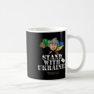 Turkmenistan Steun Oekraine Zelensky Vlag Turk Koffiemok