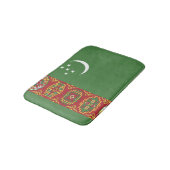 Turkmenistan vlag badmat (Gekanteld)