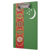 Turkmenistan vlag klembord (Links)