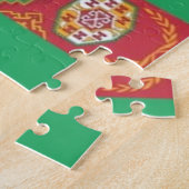Turkmenistan - vlag - legpuzzel (Zijkant)