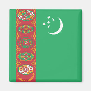 Turkmenistan-vlag Magneet