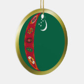 Turkmenistan Vlag Ornament (Rechts)